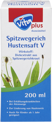 Spitzwegerich Hustensaft V - vita plus