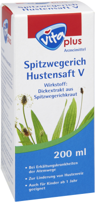 Spitzwegerich Hustensaft V - vita plus