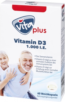 VP Vitamin D3 60 Weichkapseln