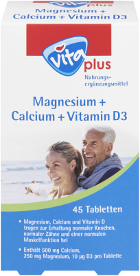 vita plus Magnesium + Calcium + Vitamin D3 