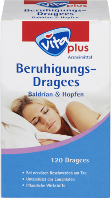 vita plus Beruhigungs-Dragees Baldrian & Hopfen 