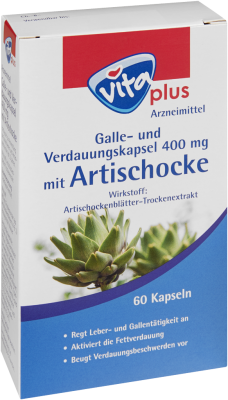 vita plus Galle- und Verdauungskapsel 400 mg mit Artischocke