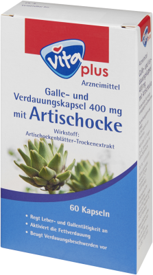 vita plus Galle- und Verdauungskapsel 400 mg mit Artischocke