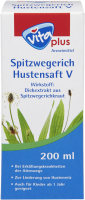 Spitzwegerich Hustensaft V - vita plus