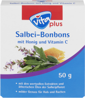 vita plus Salbei-Bonbons mit Honig und Vitamin C 