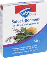 vita plus Salbei-Bonbons mit Honig und Vitamin C