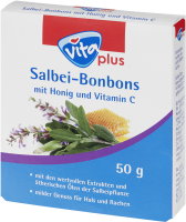 vita plus Salbei-Bonbons mit Honig und Vitamin C