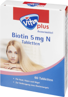 vita plus Biotin 5 mg N Tabletten